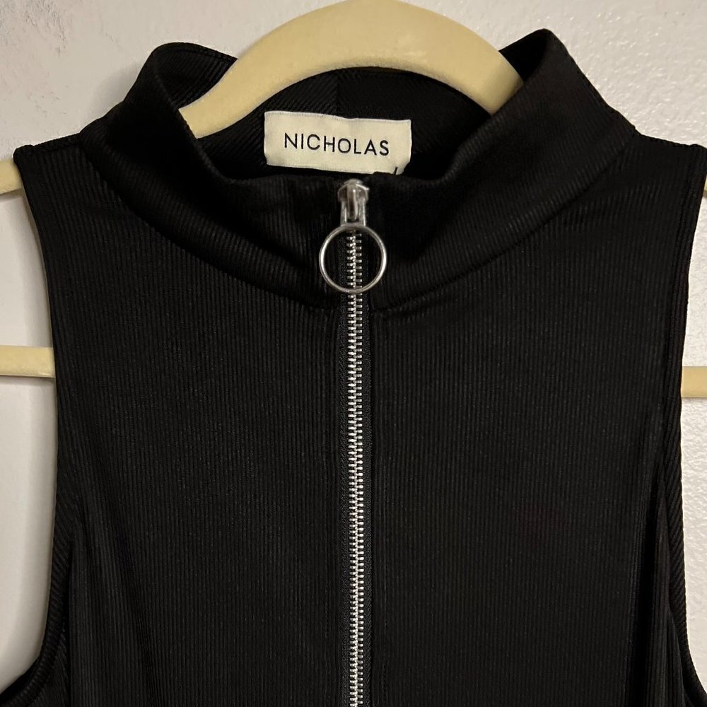 NICHOLAS Zip Front Romper Size M - Picture 3 of 10